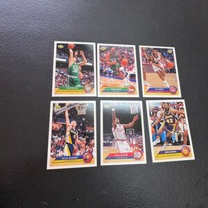 1992-93‎ Upper Deck NBA Card Lot James Worthy Kevin McHale Joe Dumars 6pc